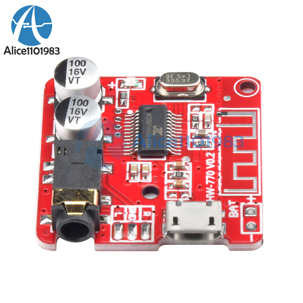 Mini Bluetooth 4.1 MP3 Player Lossless Decoder Board Micro USB TF SD Card 3.7-5V