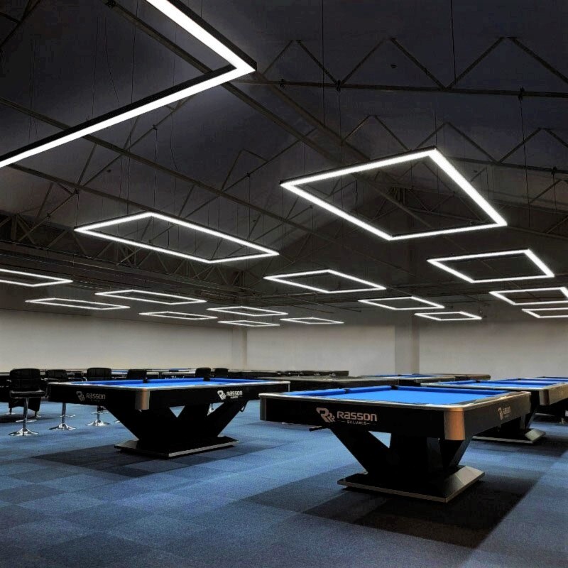 Dimmable 7' 8' 9' Modern Pool Table Lighting Perimeter LED Billiard Lights