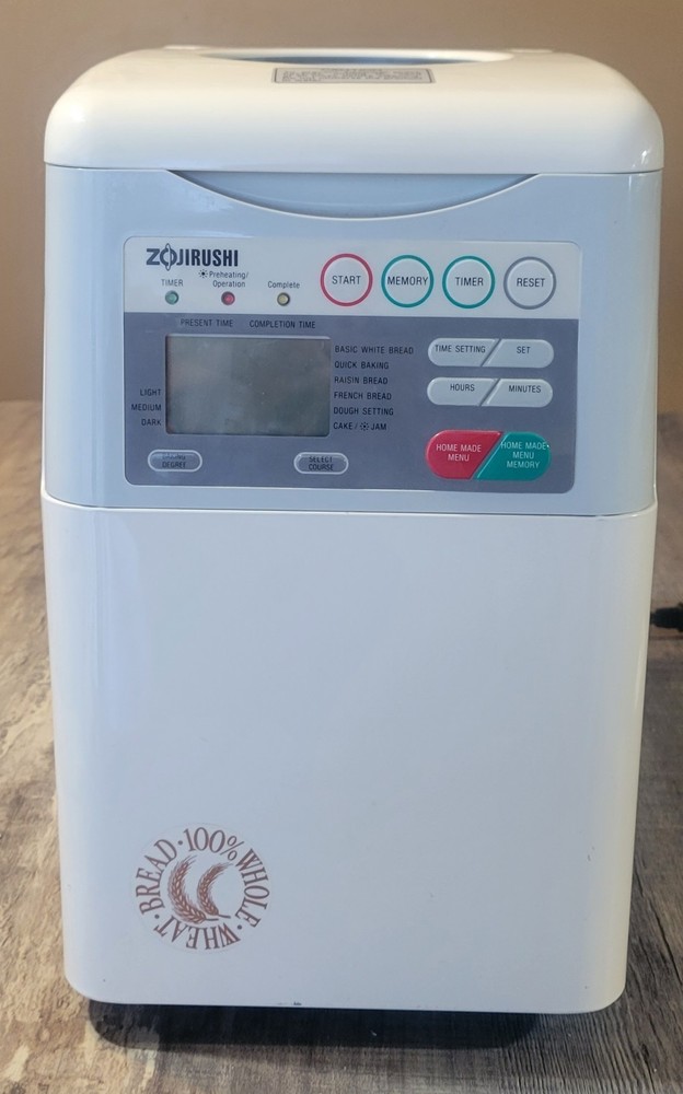 Zojirushi Automatic Bread Maker Machine BBCC-S15A Instructions Cup Scoop Tested