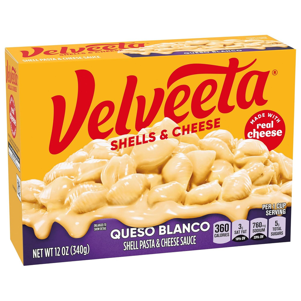 Shells & Cheese Queso Blanco Shell Pasta & Cheese Sauce, 12 Oz Box