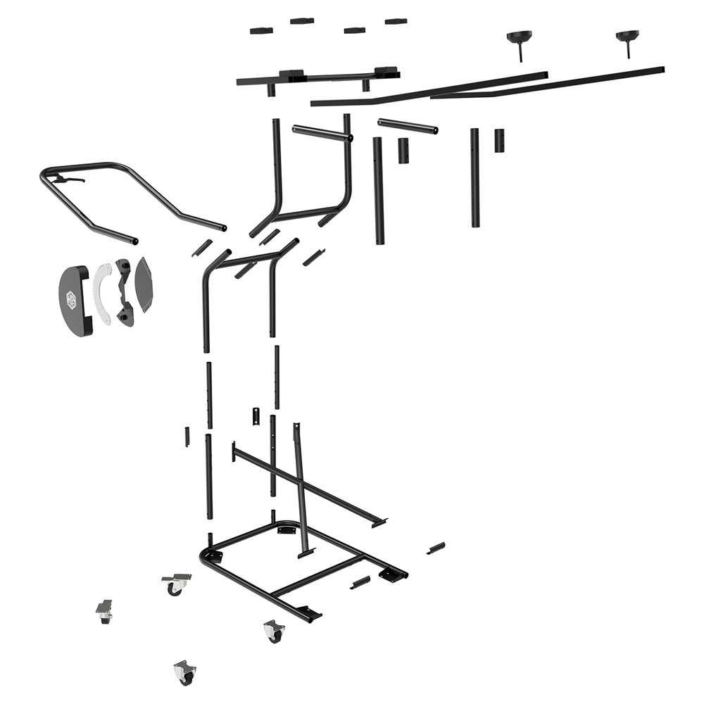 Hardtop Removal Tool Movable Holder Lift Cart Rack For Jeep TJ JK JL Ford Bronco