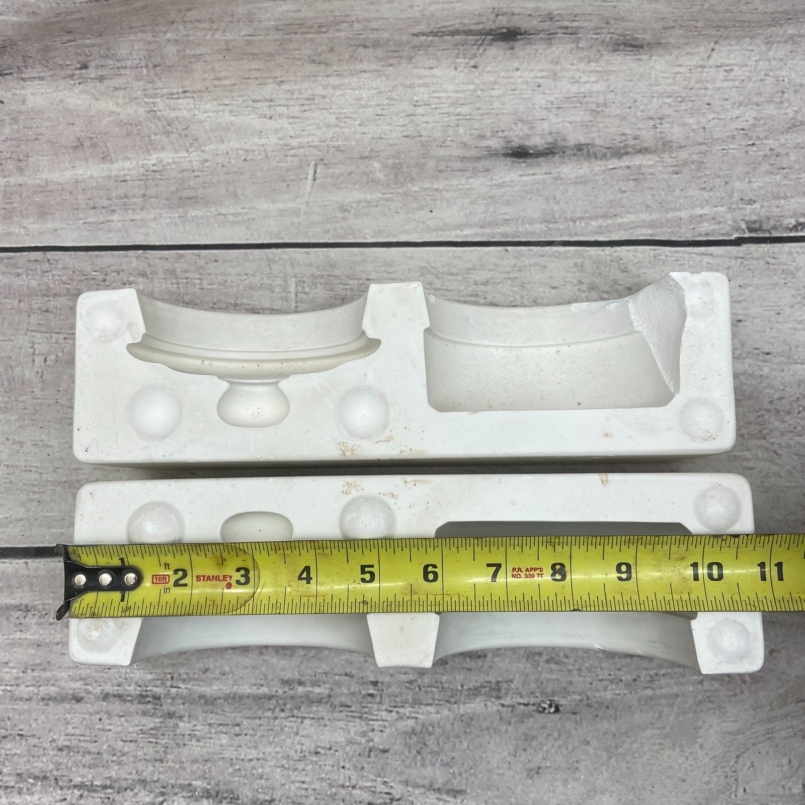 McNees Mini Ceramic Slip Casting Mold Powder Box Jar #M-365