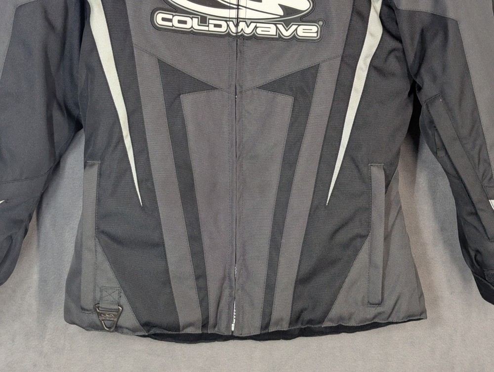 Coldwave Jacket Womens Small Black Gray Snowmobile