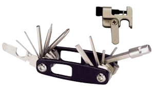 COLOURY BIKE BICYCLE FOLD-UP MUTI TOOLS 17 FUNCTION NEW