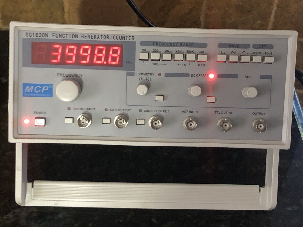 MCP Lab Electronics SG1638N Function Generator/Counter