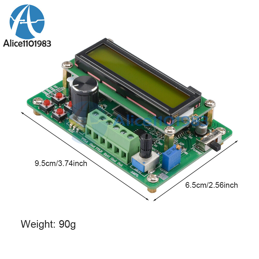 DDS Function 5MHz Signal Generator Module Sine/Triangle/Square Wave TTL Output