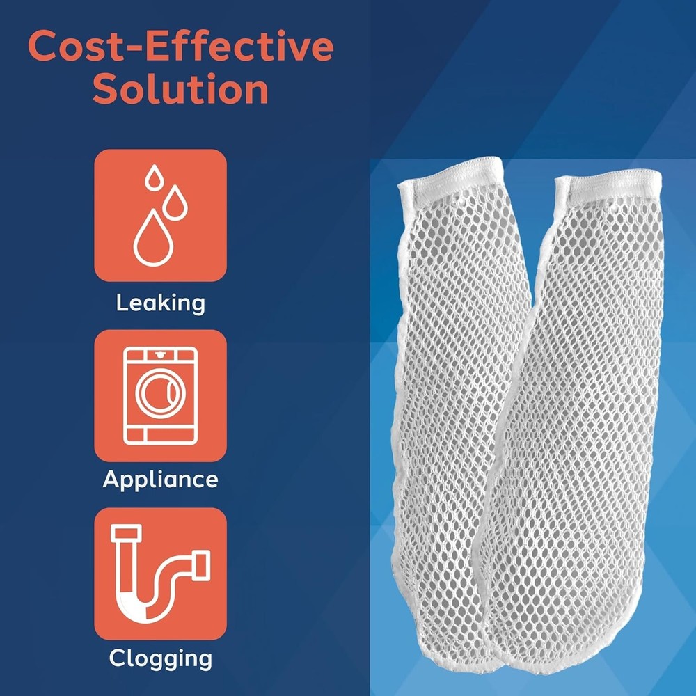 Nylon Lint Catcher 2-Pack - Essential for Every Washing Machine Owner's Toolkit