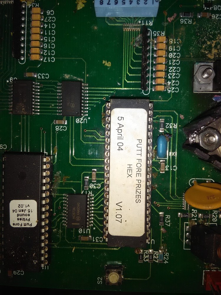 putt for prizes arcade redemption main pcb