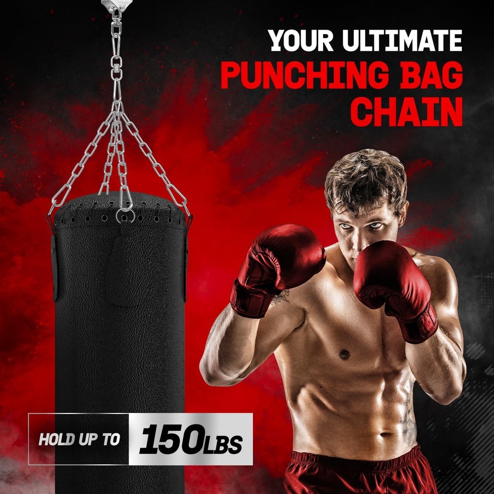 Punching bag hanger mounting kit