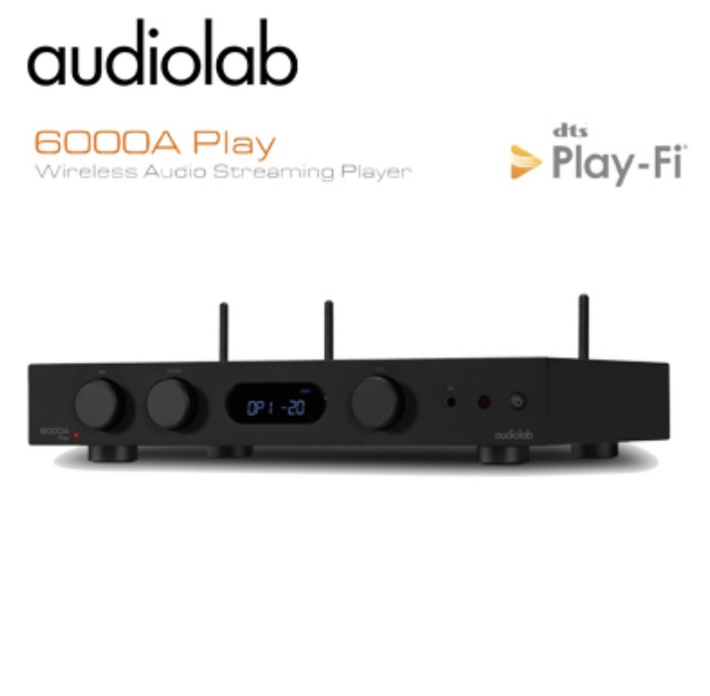 Audiolab 6000A Play Amplifier Streaming Player Black Excellent Condition.