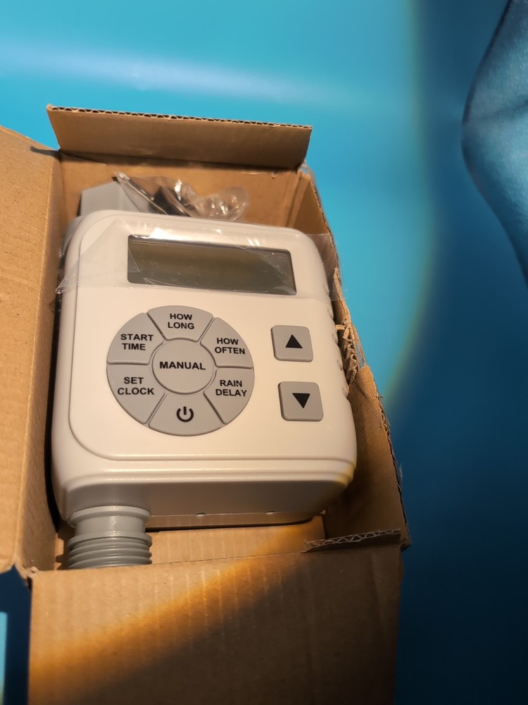 Sprinkler Timer, Programmable Irrigation Water Timer for Garden Hose, Solar/Batt