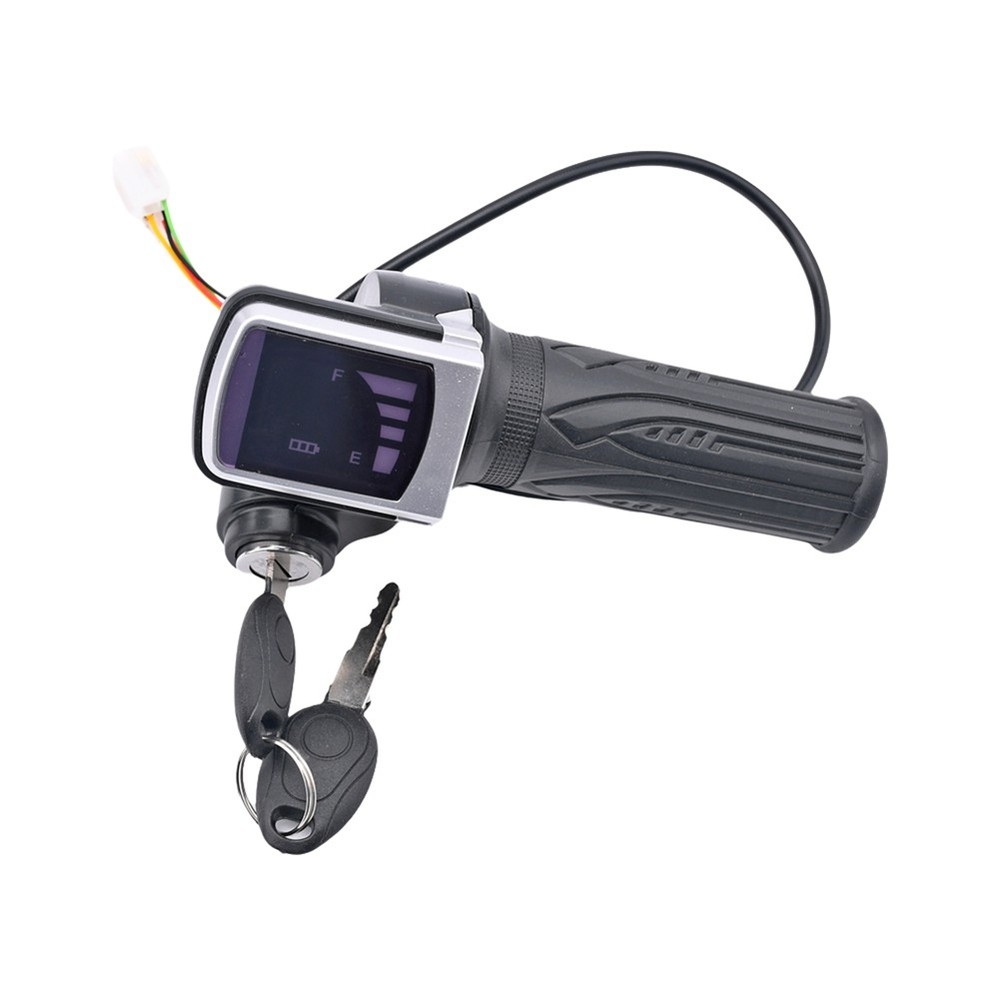 36V Electric Scooter Throttle Grip with Key Lock  Indicator for Electric4894