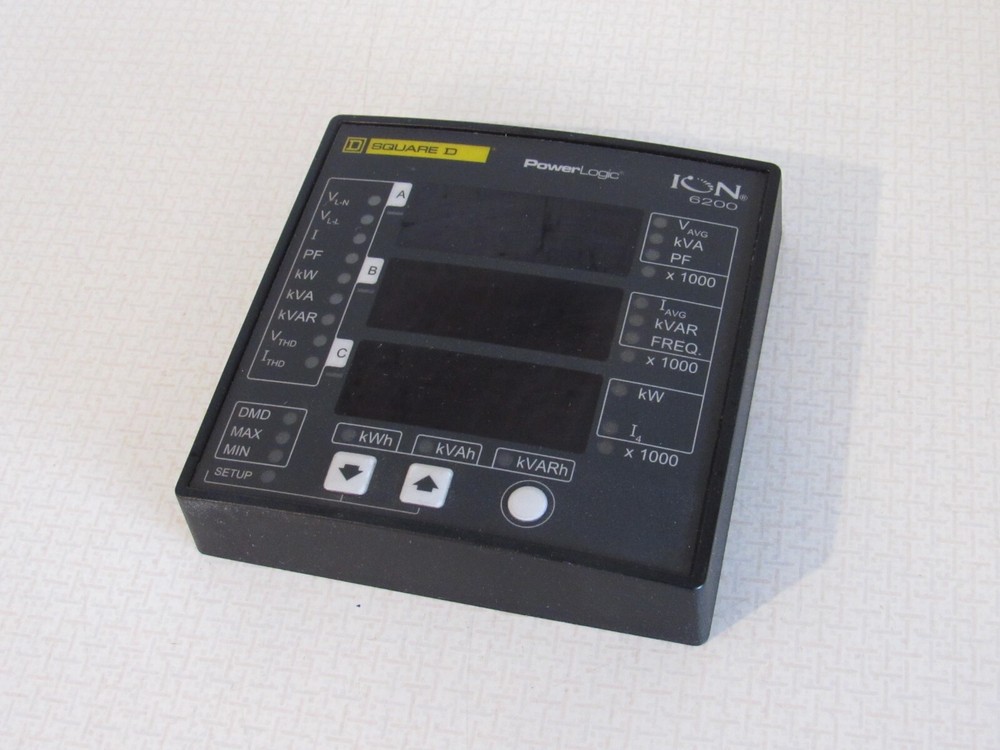 SQUARE D PowerLogic ION 6200 6200R Module Digital Panel