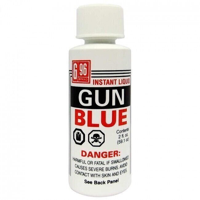G96 1069 Gun Blue Liquid Touch Up Blueing 2 oz Squeeze Bottle