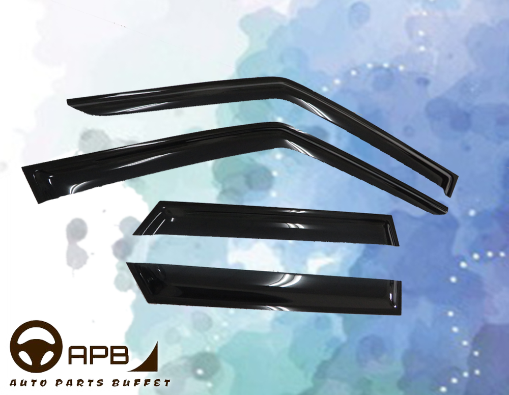 For SAAB 9000 84-98 Deflector Window Visors Guard Vent Weather Shield