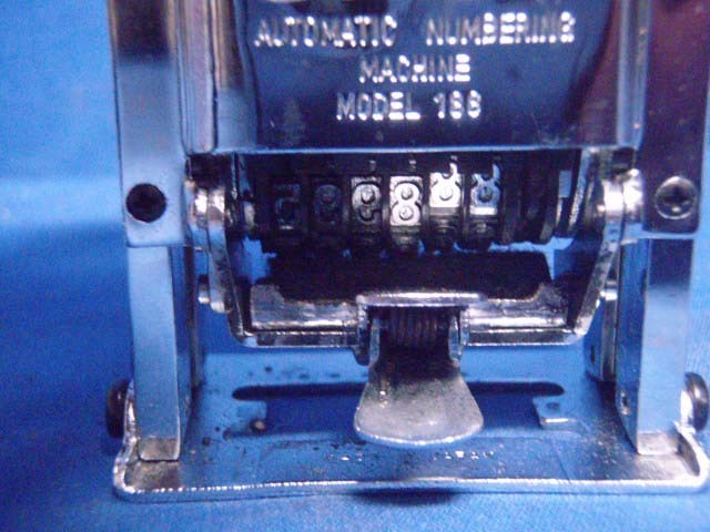 ERTAN AUTOMATIC NUMBERING MACHINE MODEL 188