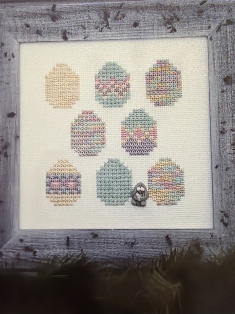 Watercolour Easter Eggs Sekas & Co Cross Stitch Pattern Eggs