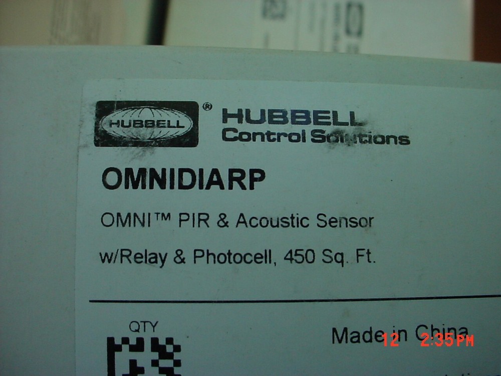 New Hubbell WSPLWOEM24V-D Highbay Sensor