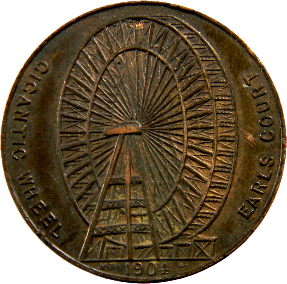 1904 Gigantic Wheel Token  (02483)