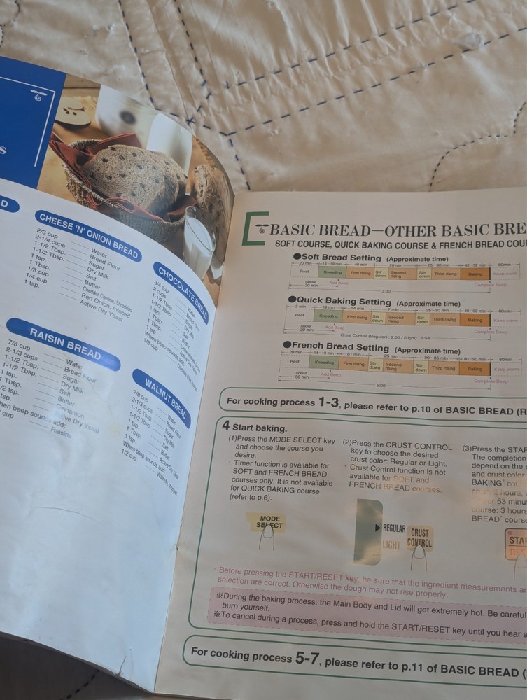 Zojirushi BB-HAC10 1 Pound Programmable Mini Breadmaker - Working - See Videos