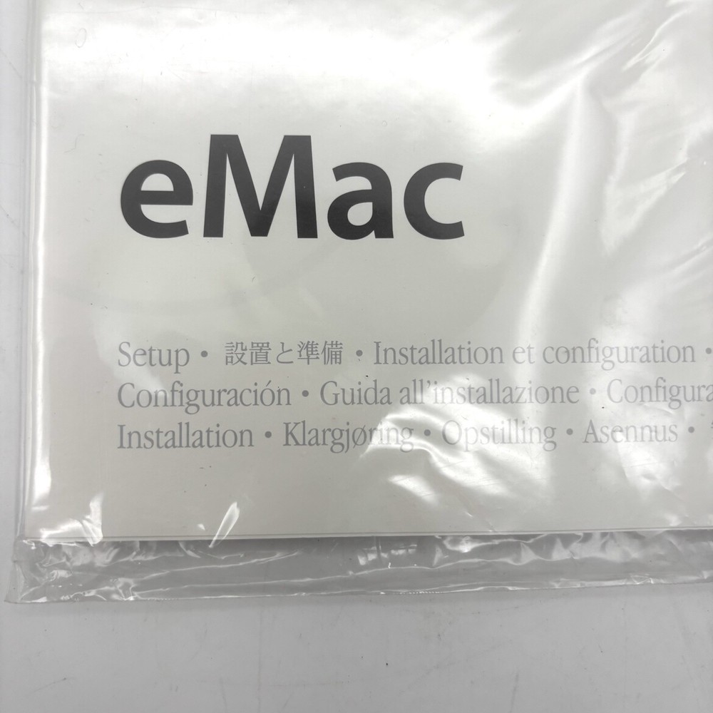 Apple Macintosh eMac (2004) Software Install/Restoration CD’s