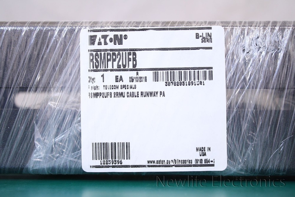 Eaton RSMPP2UFB B-Line 2Rmu Cable Rnwy Patch Panel Rack