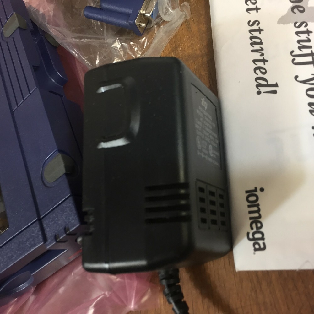 Vintage Computer Blank Storage Floppy Zip Drive Windows Microsoft Port Parallel