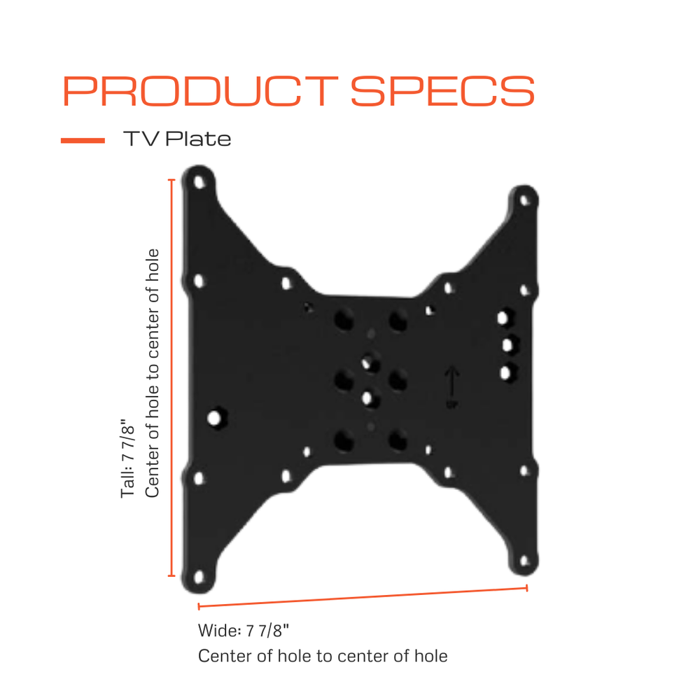 RV TV Quick Disconnect Flush Mount for Forest River, OEM Replacement