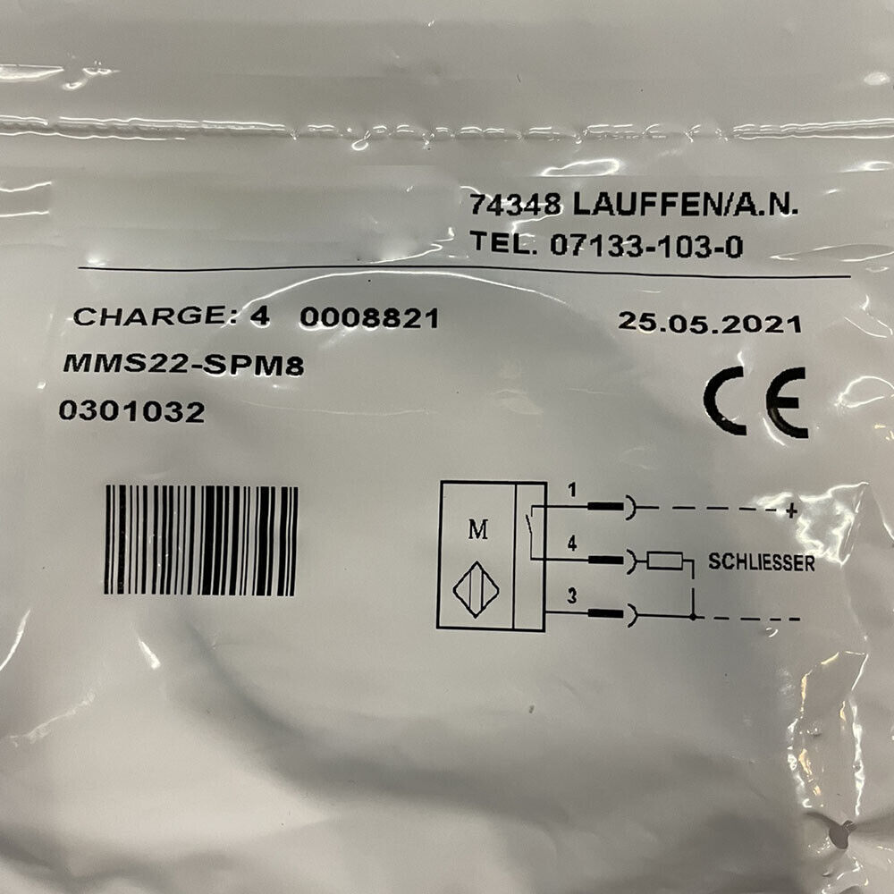 New SCHUNK MMS22-SPM8 0301032 Sensor #AZ