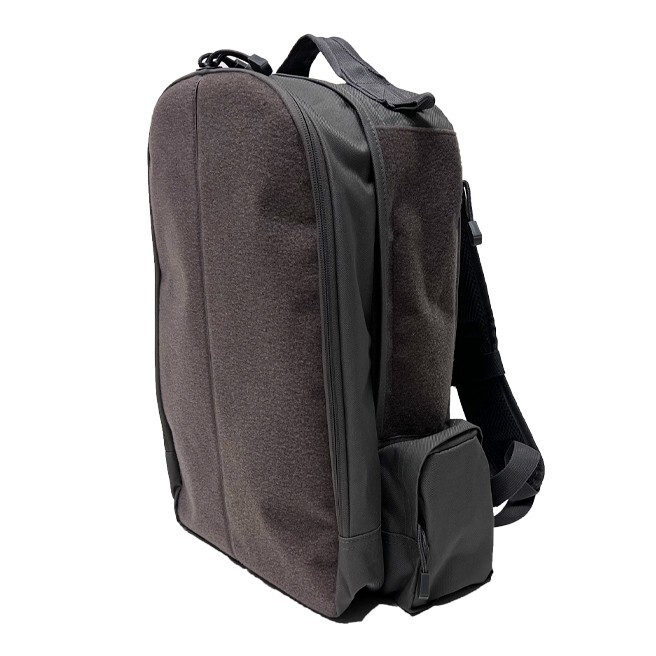 The Patch Backpack Grey with Hook And Loop for Displaying Moral Patches