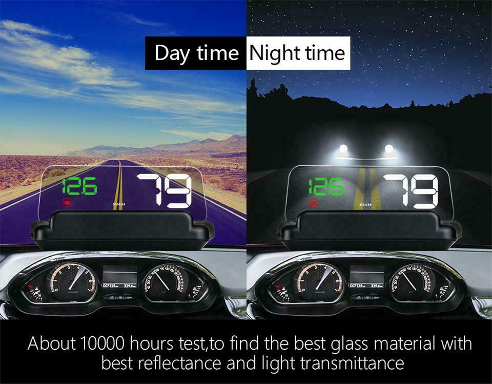 C500 Car HUD Head Up Display Speedometer Windshield Projector Diagnostic Tool