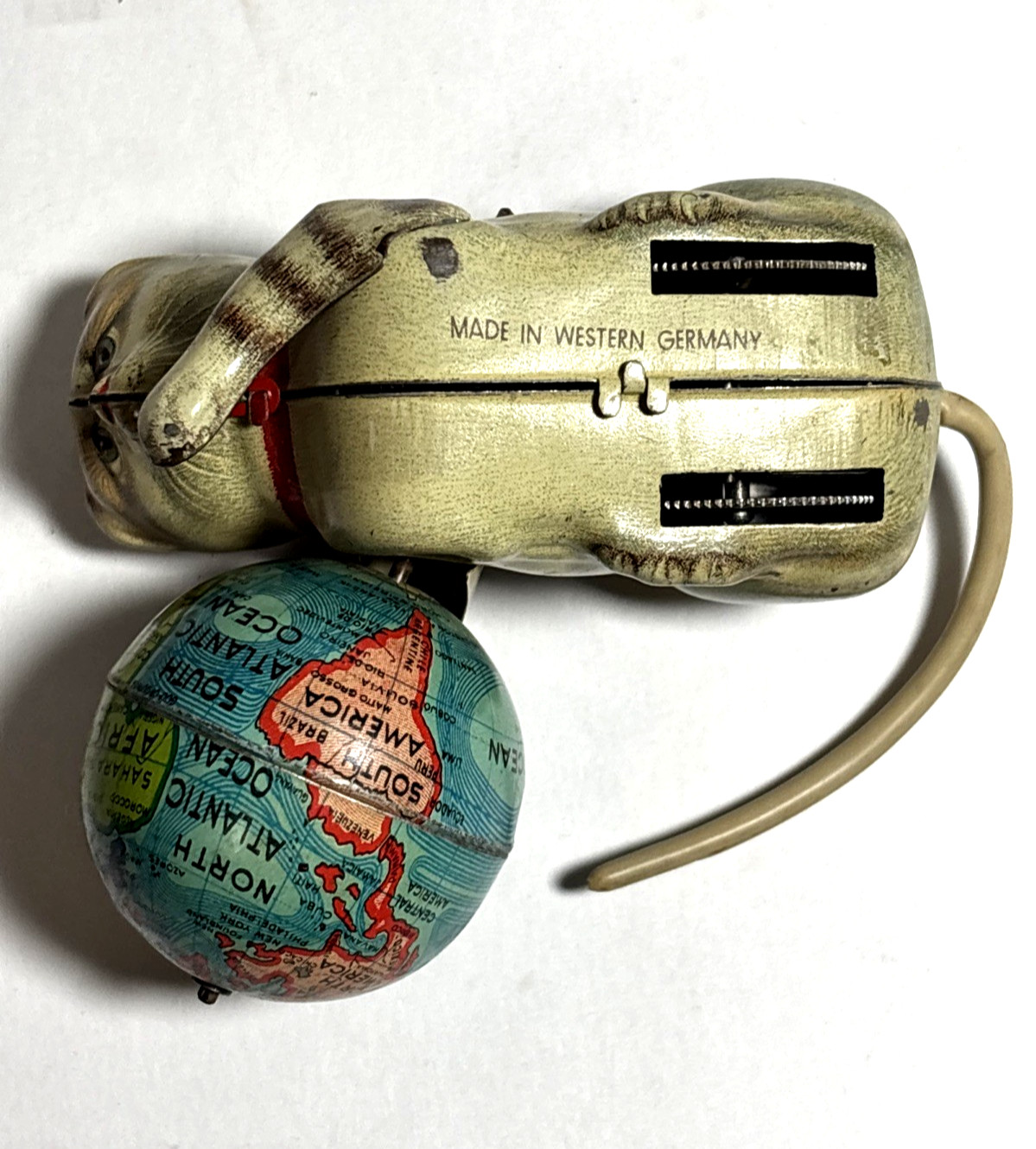 2 VTG Tin Lithograph Wind Up Toys W. German 1950-1960 Good working order, 1 key