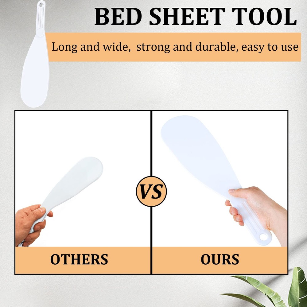Mattress Lifter Bed Sheet Tool 2 Pcs Extra Long Bed Making Tucking Paddle