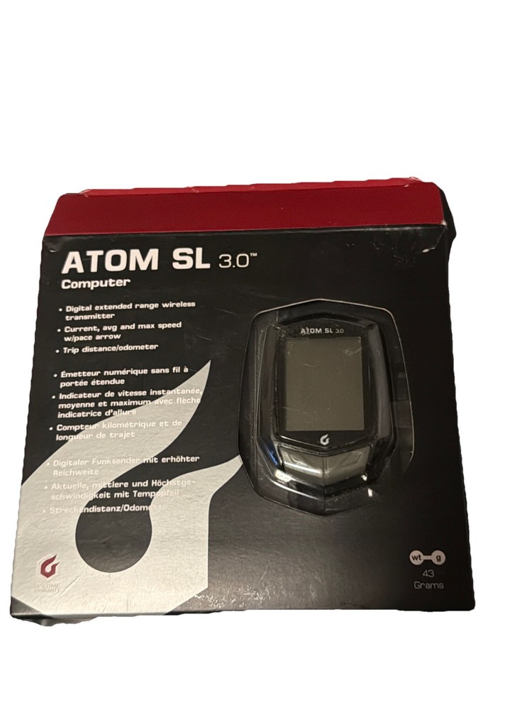 Blackburn ATOM SL Wired Bike Computer Speedometer Odometer Bar Stem Mount A19