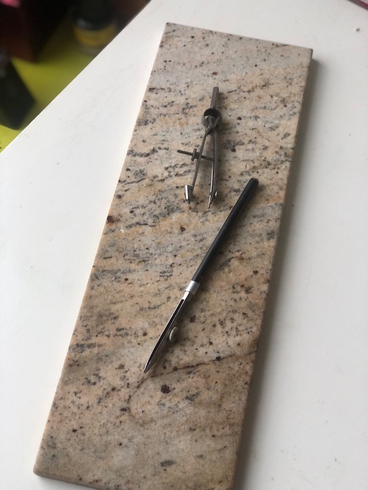 Vintage Metal Drafting Ruling Pen / Drafting Tool w/ Mini Compass