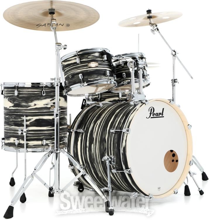 Pearl Decade Maple 5-piece Shell Pack - Black Satin Marble