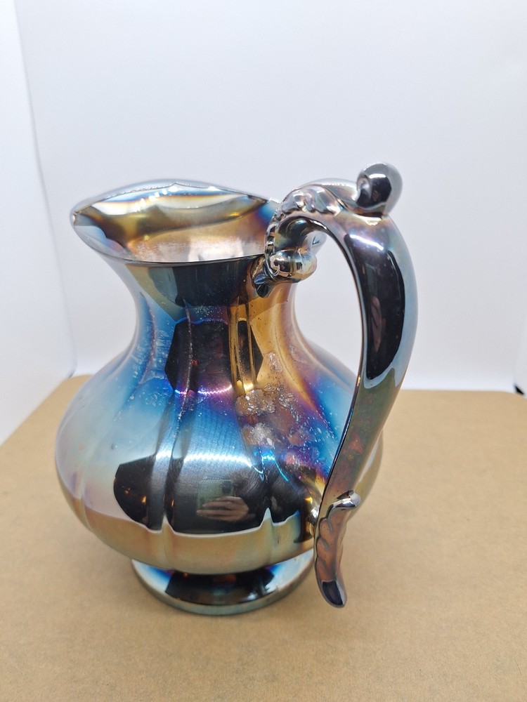 Vintage Sheffield Silverplate Pitcher With Ice Guard, Model S-8507