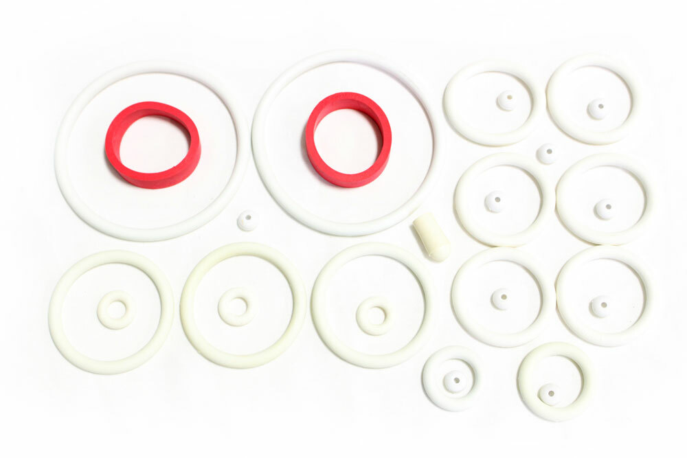 Wico Af-Tor Pinball Machine Replacement Repair Rubber Ring Kit White