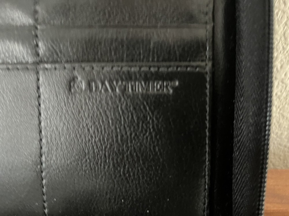 Leather Zippered Planer Black Cover