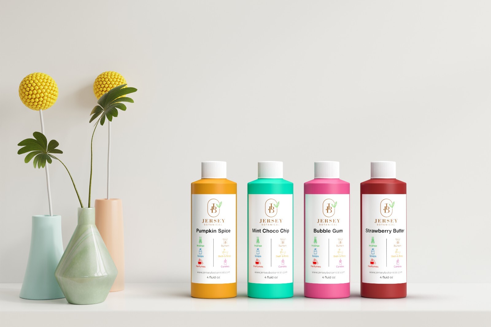 Fragrance Oil 4 oz. For Body Soap Candle Incense Making Burning Perfume Diffuser