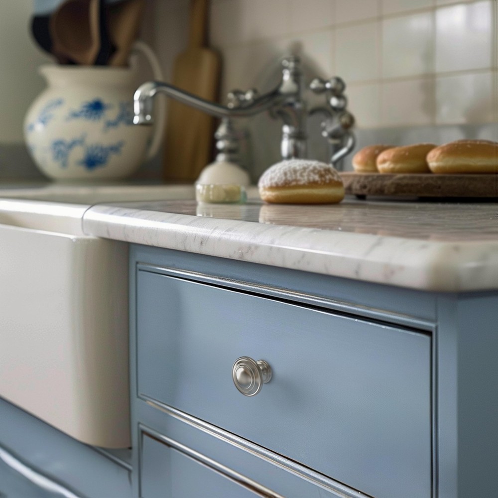 HESTIA HARDWARE 25 Pack | Silver Cabinet Knobs Satin Nickel Kitchen Cupboard ...
