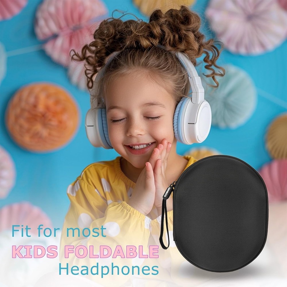 Hard Shell Headphone Case Compatible with Skullcandy/Soundcore/Beats/Sony /BE...