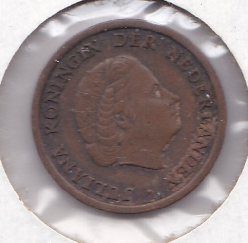 1956 Netherlands 1 Cent