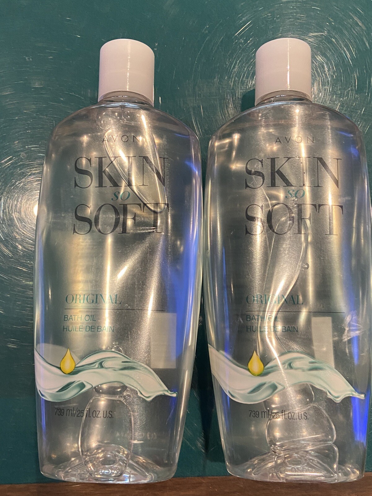 TWO-Avon Skin So Soft Original Bath Oil - 25oz Free Shipping