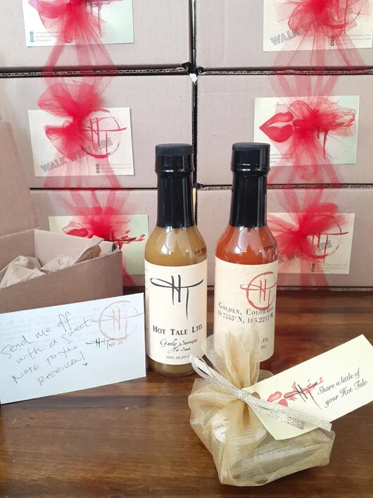 Hot Sauce Gift Box with 2 Sauces