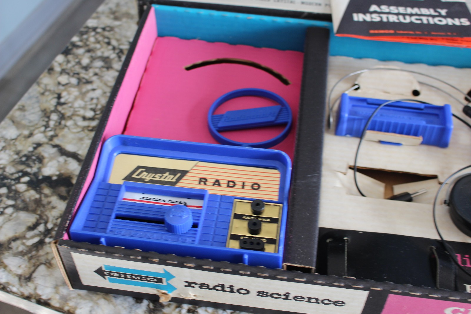 Vintage Remco Transistor Radio Broadcast System Kit Original 1950s 1960s Toy