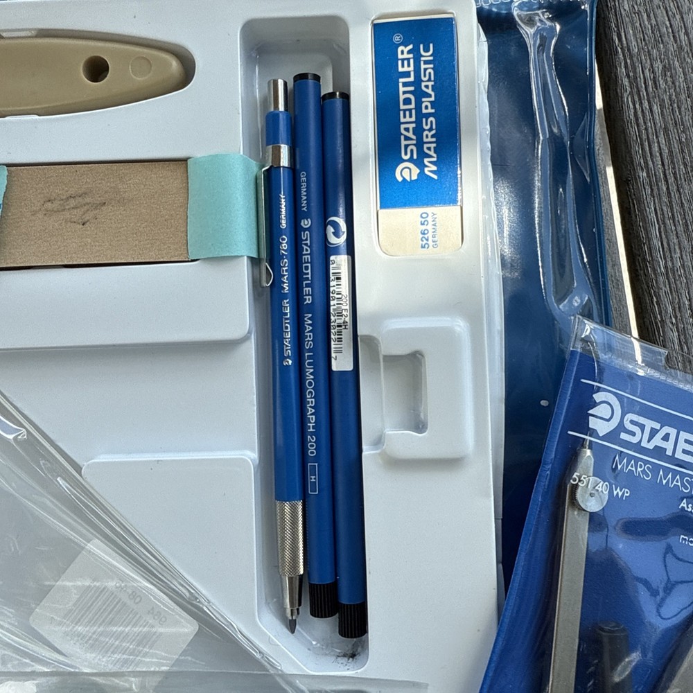 Stadetler Drafting & Design Kit - Engineering Application Vintage 1994 Read