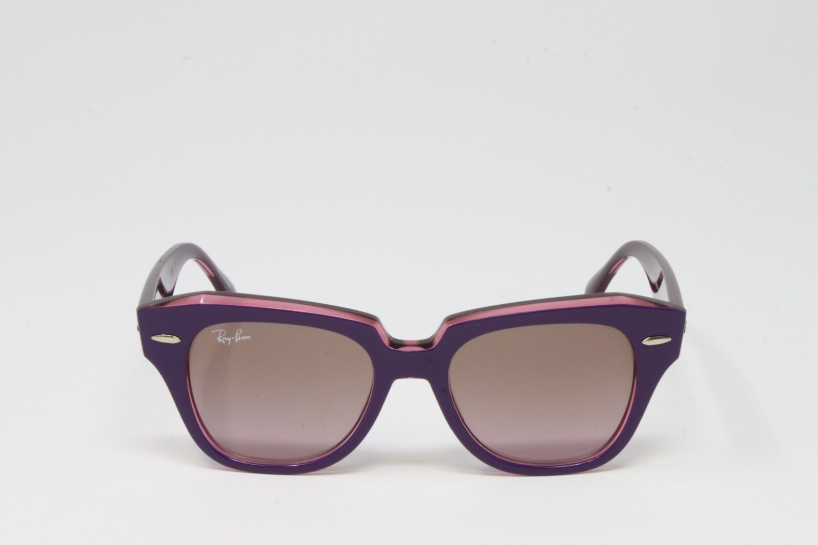 Ray Ban Junior Sunglasses State Street RJ9186S 711814 Violet on Pink Transparent