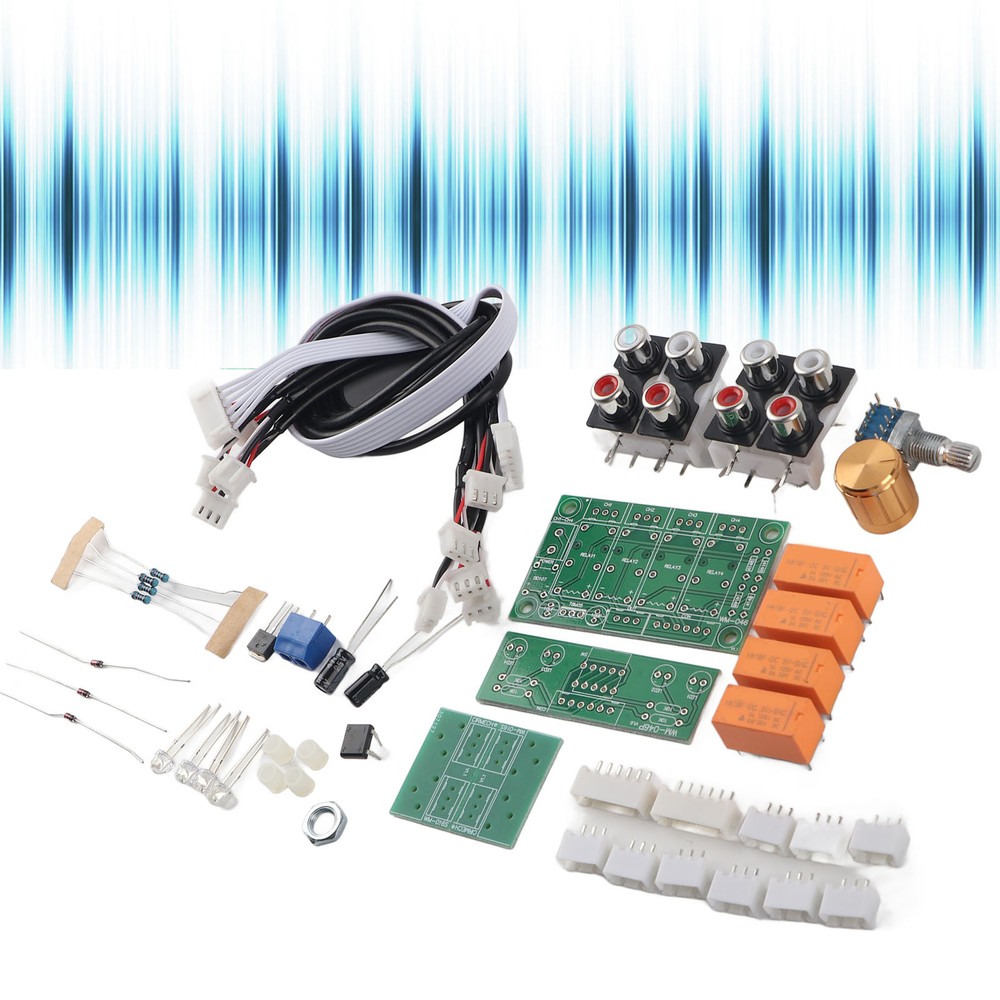 Input Switch Module Switching Board 4 Way Selector Amplifier Relay