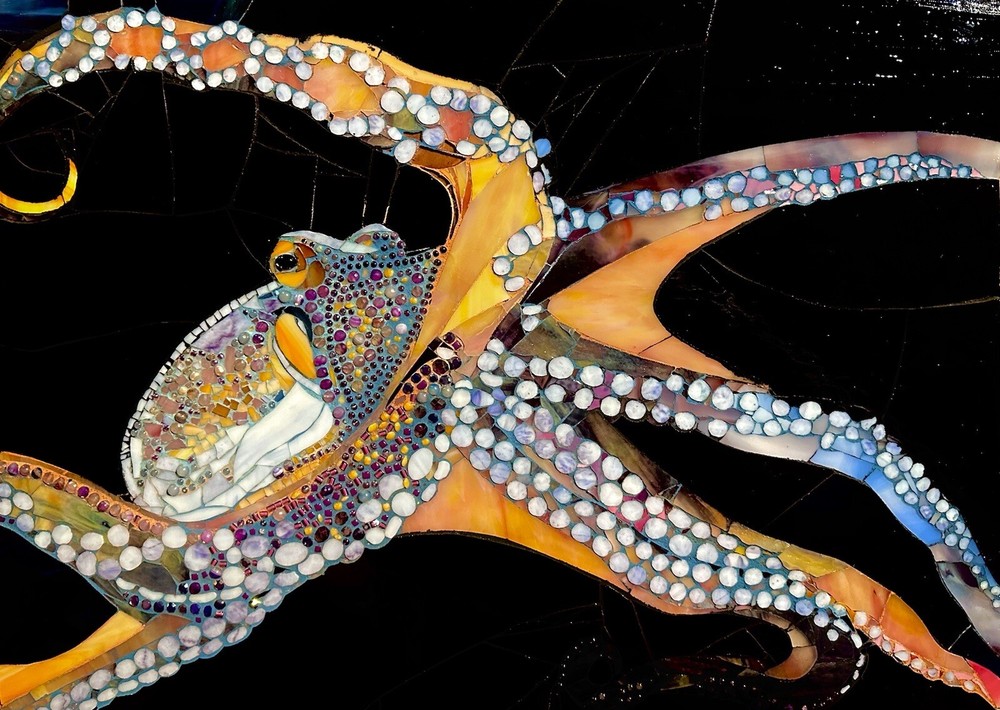 Octopus Mosaic Original Art